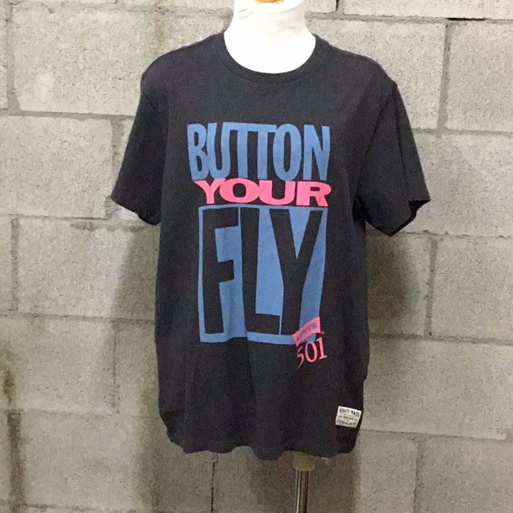 Levi's Vintage "Button Your Fly" Tee Shirt